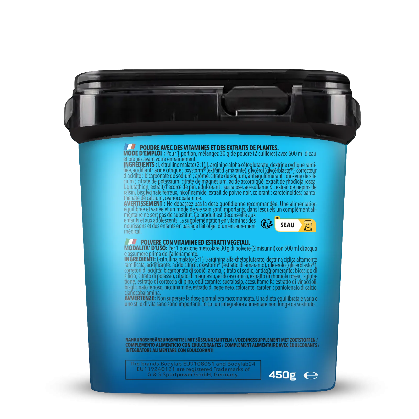 Bodybuilder Pump Pre Workout (450g) - Image 3