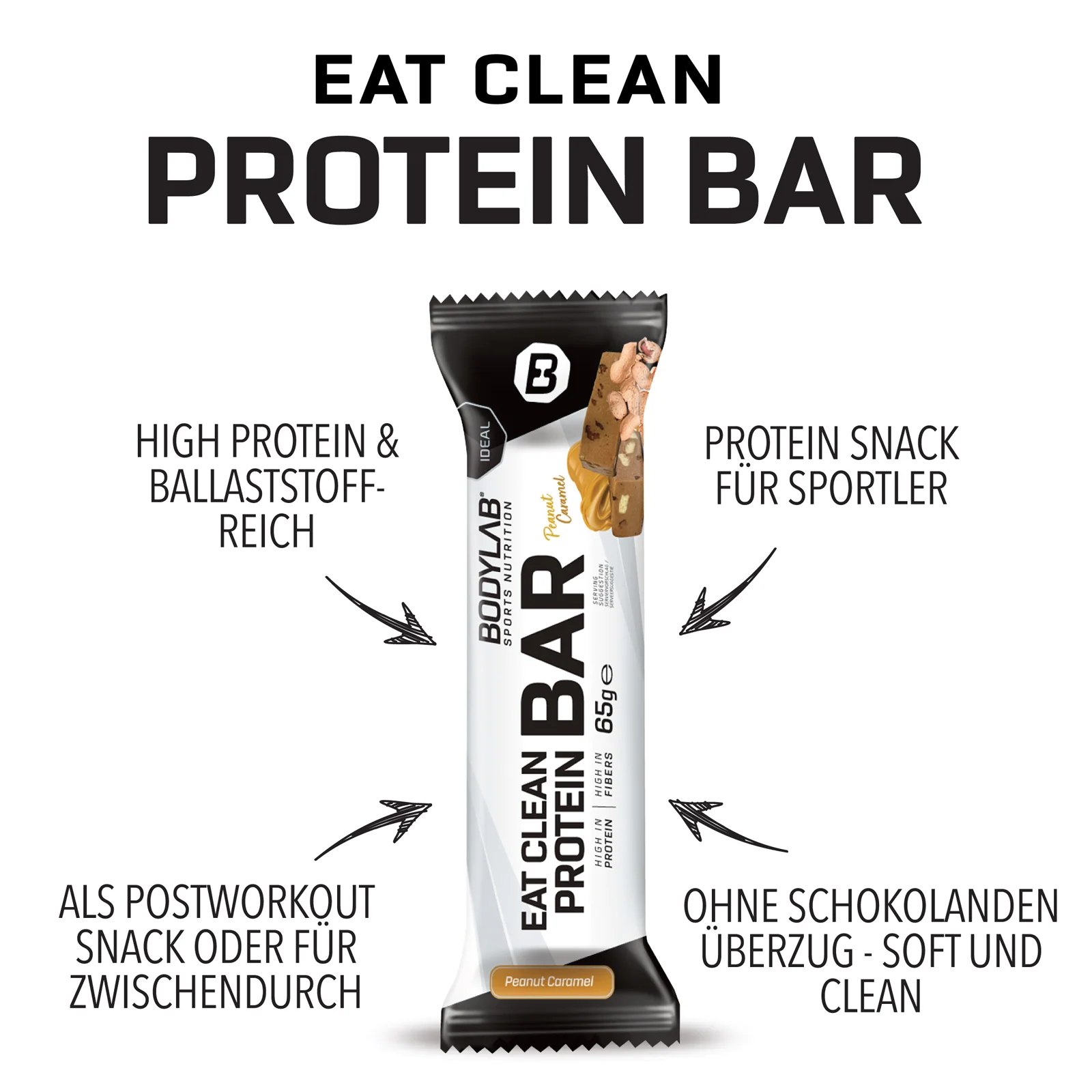 Eat Clean Protein Bar (12x65g) - Image 10