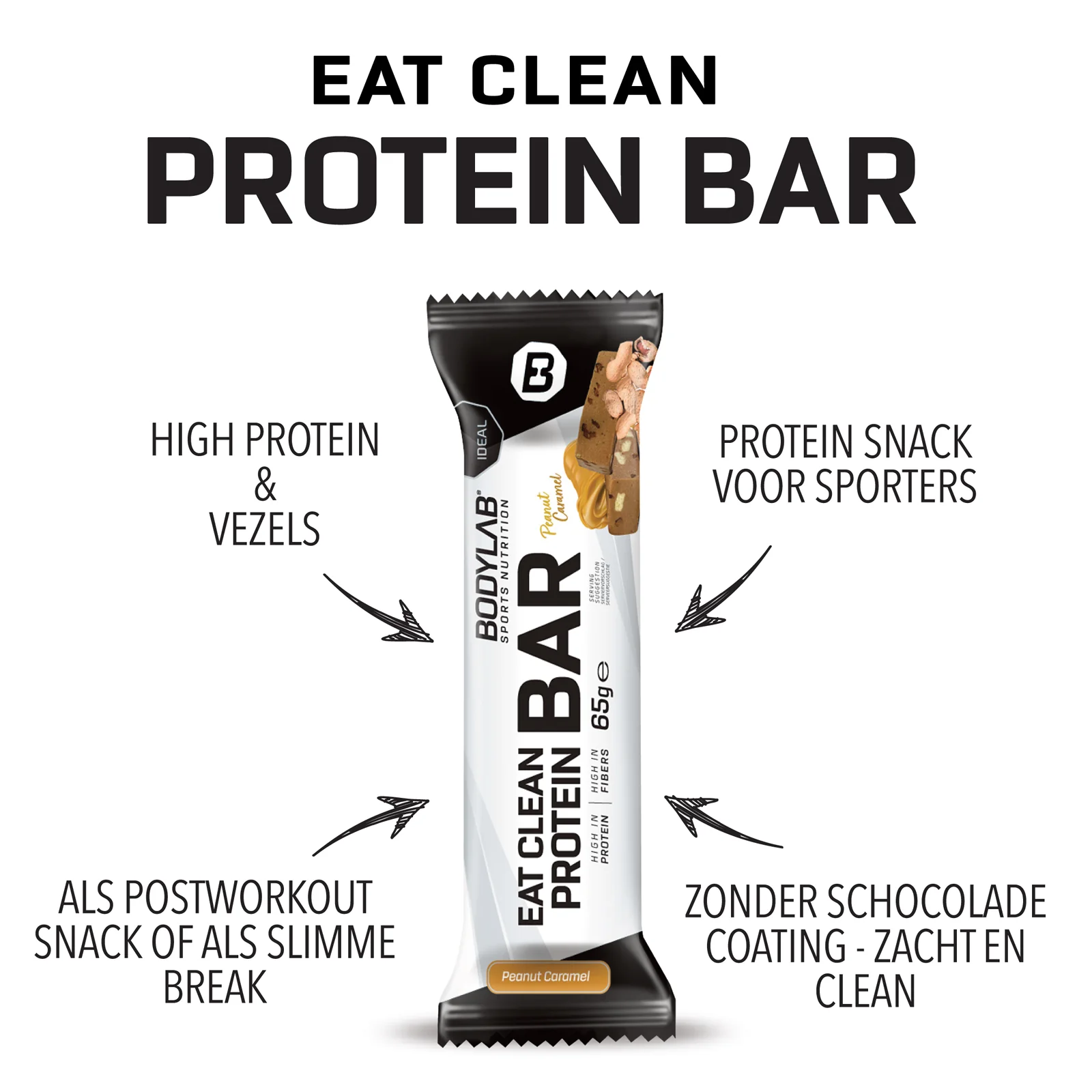 Eat Clean Protein Bar (12x65g) - Image 15