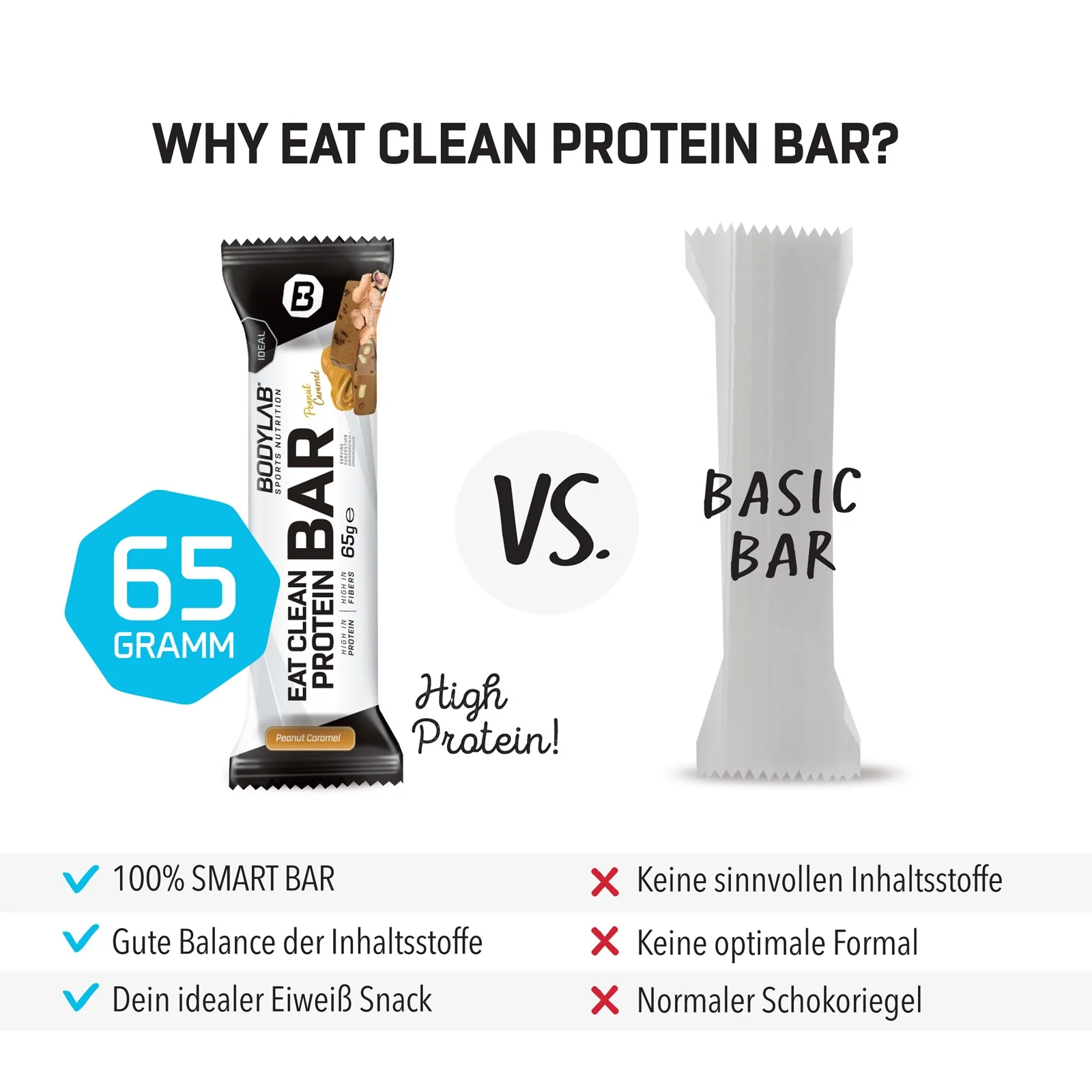 Eat Clean Protein Bar (12x65g) - Image 9