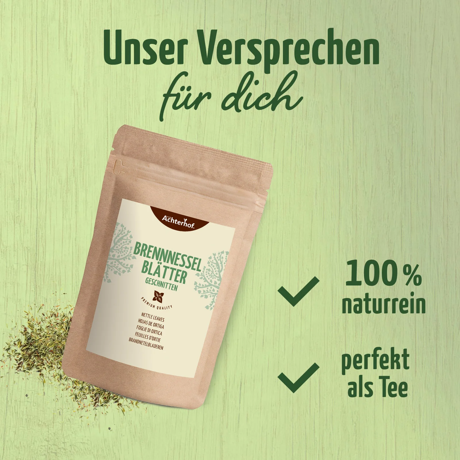 Brennnesselblätter geschnitten (1000g) - Image 4