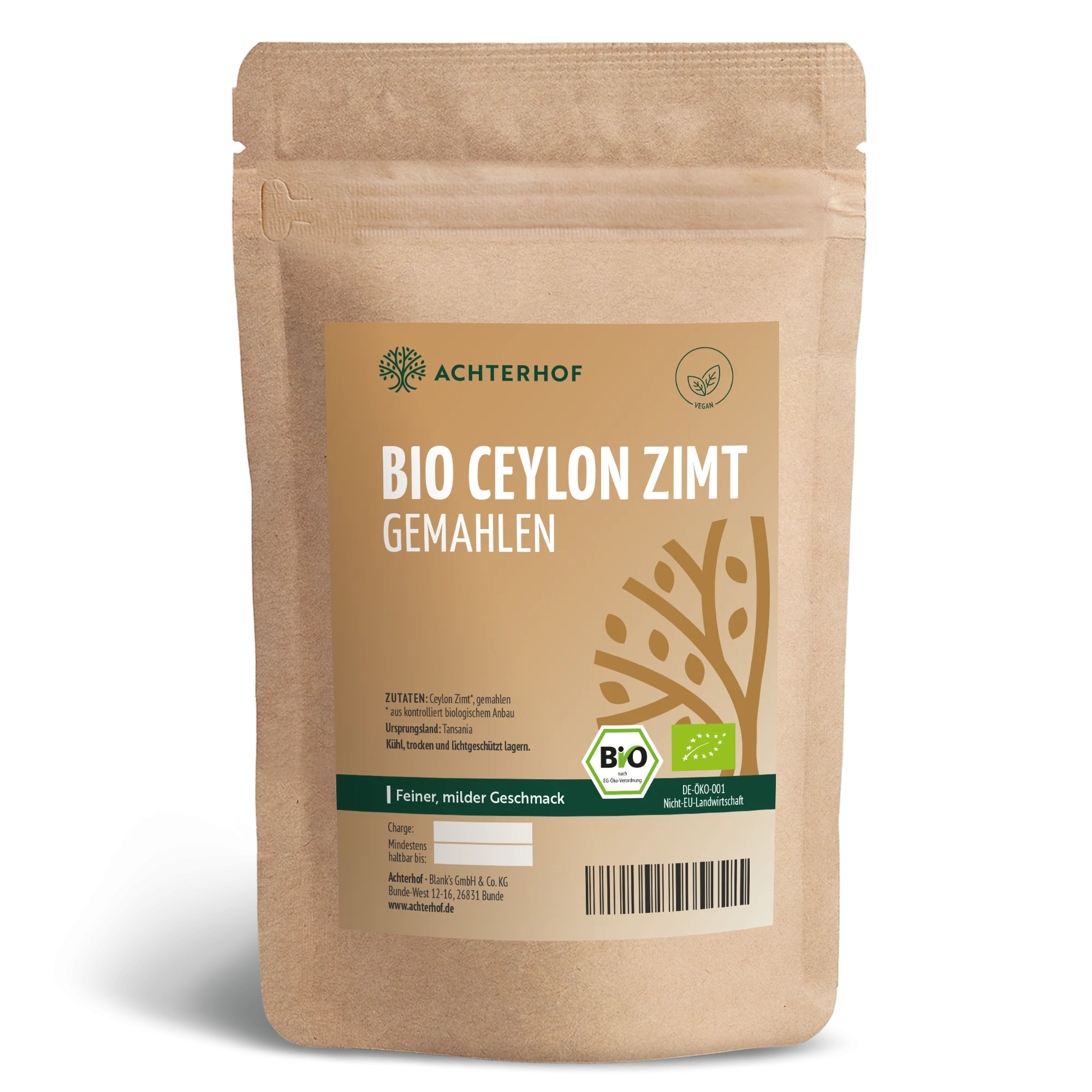 Bio Ceylon Zimt gemahlen (500g)