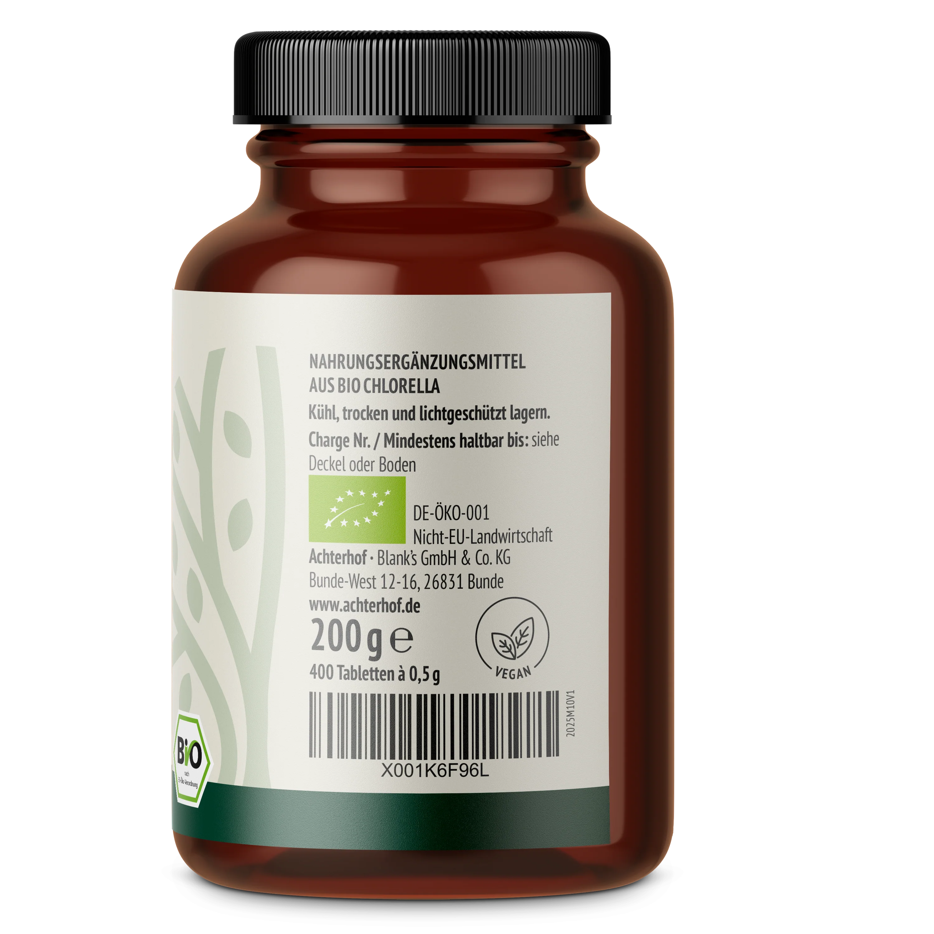 Chlorella Algen Tabletten Bio (400 Tabletten) - Image 5