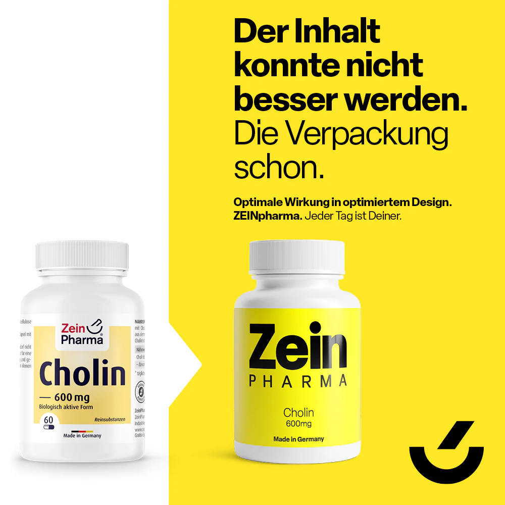 Cholin Kapseln 600mg (60 Kapseln) - Image 3