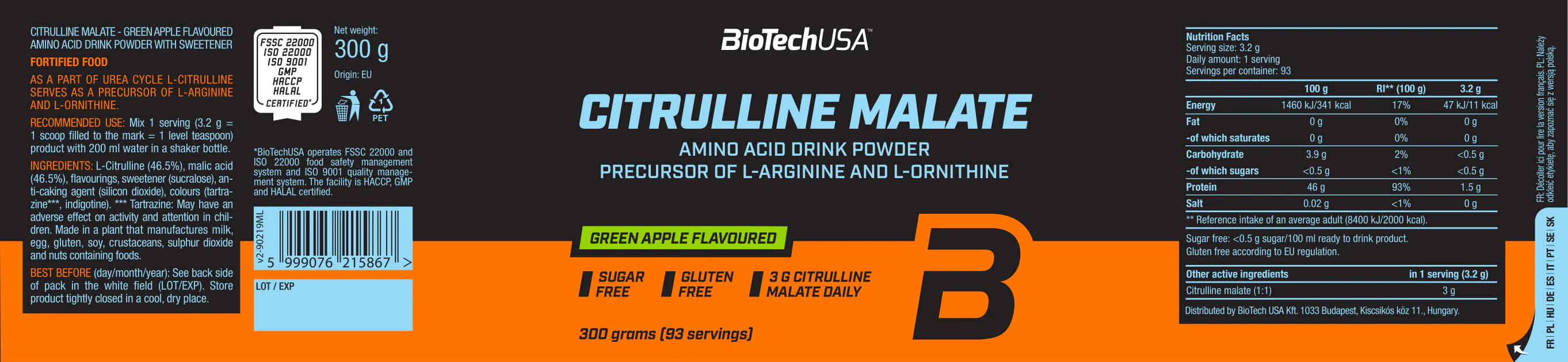 Citrulline Malate (300g) - Image 2