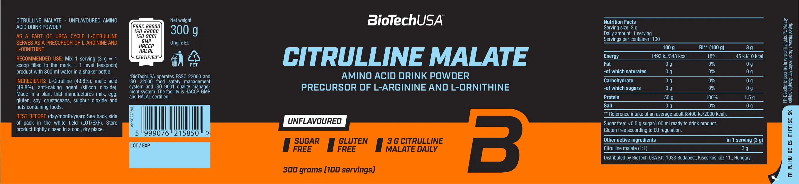 Citrulline Malate (300g) - Image 5