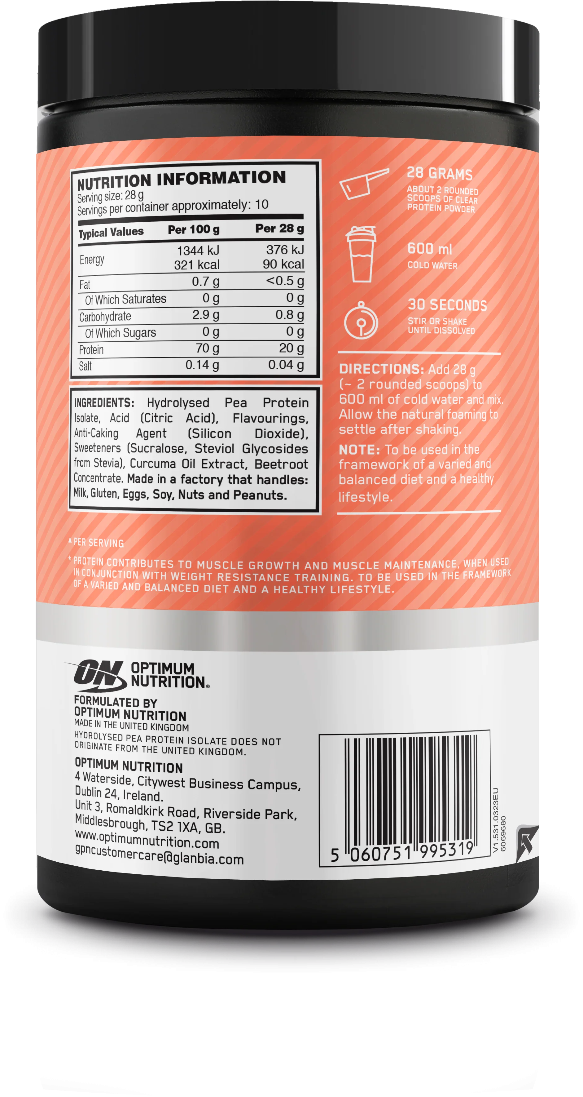 Clear Protein (280g)  - Image 6