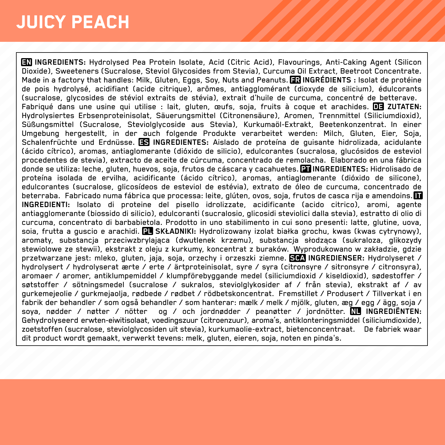Clear Protein (280g)  - Image 8