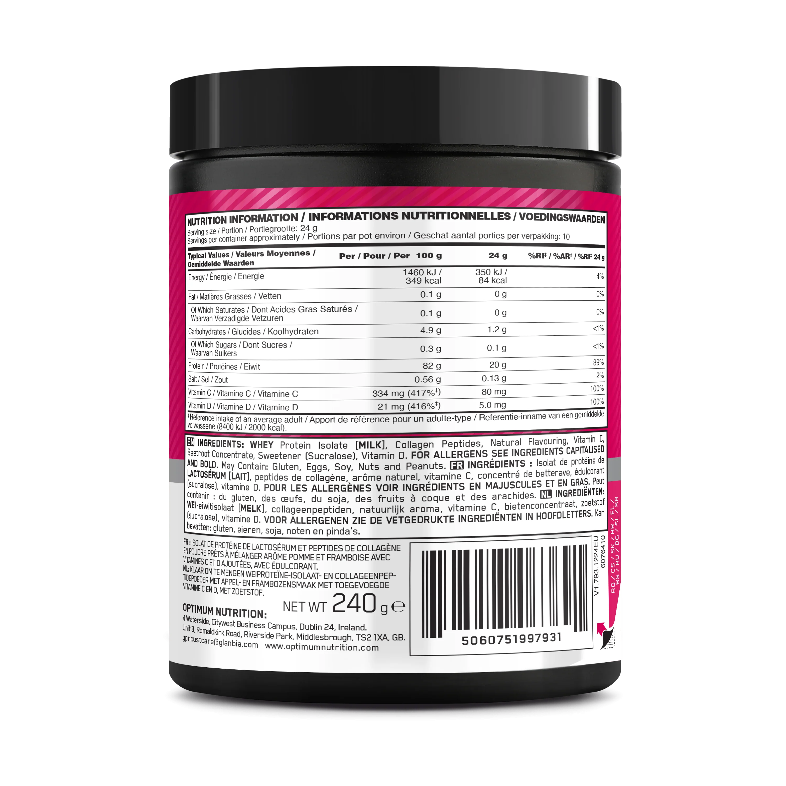 Clear Whey + Collagen (240g) - Image 3