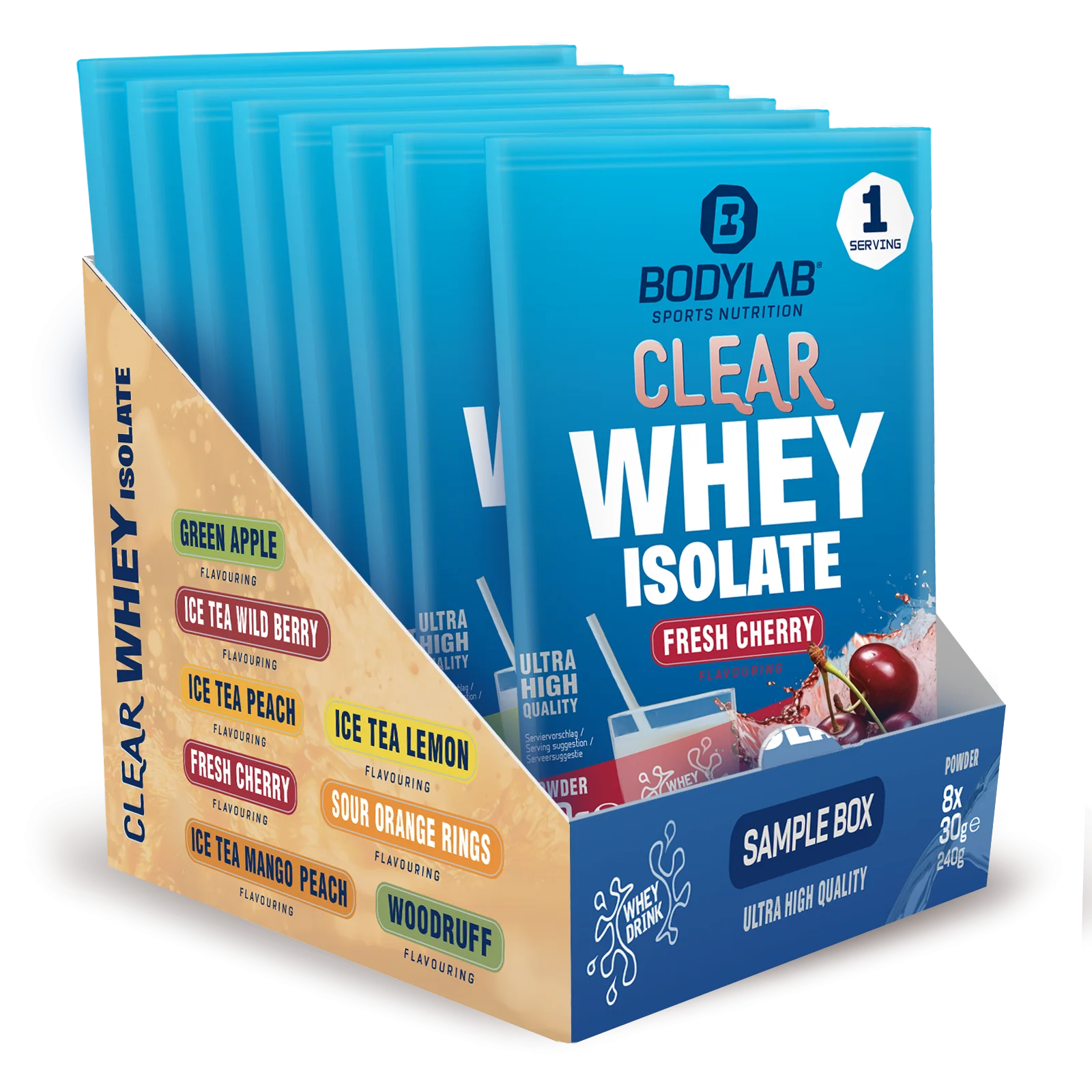 Clear Whey Isolate proefpakket (8 sachets elk 30g) - Image 3