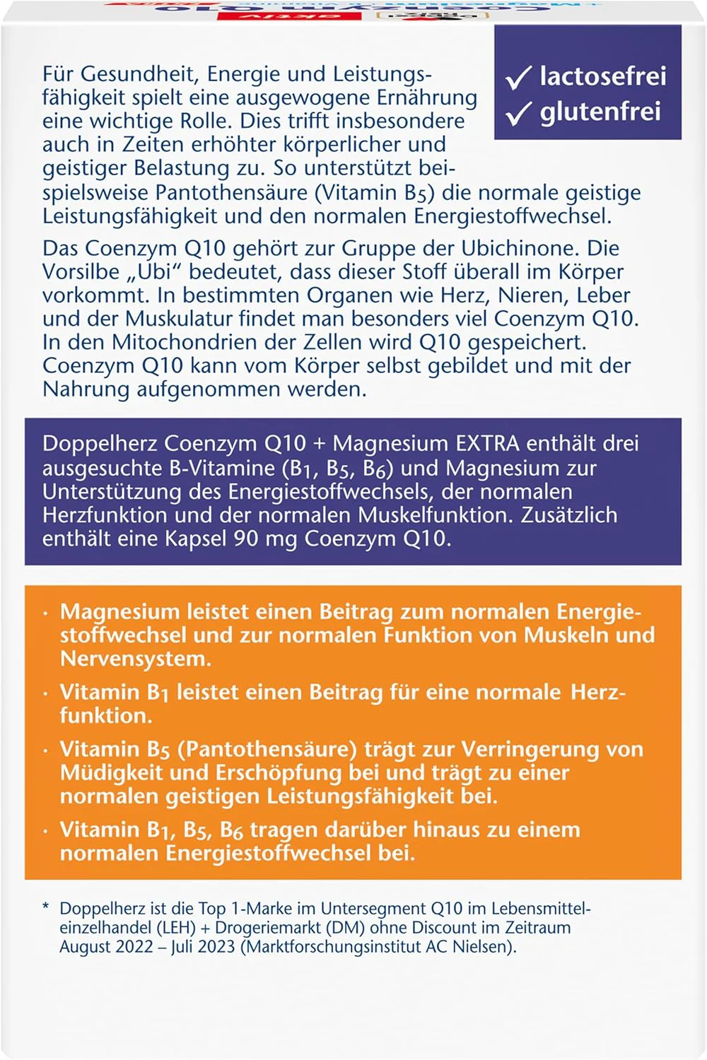 Coenzym Q10 + Magnesium + B-Vitamine (30 Kapseln) - Image 2