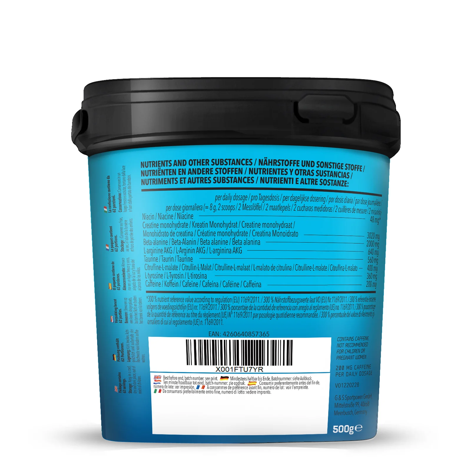 Concentrated Pre Workout (500g) - Image 18