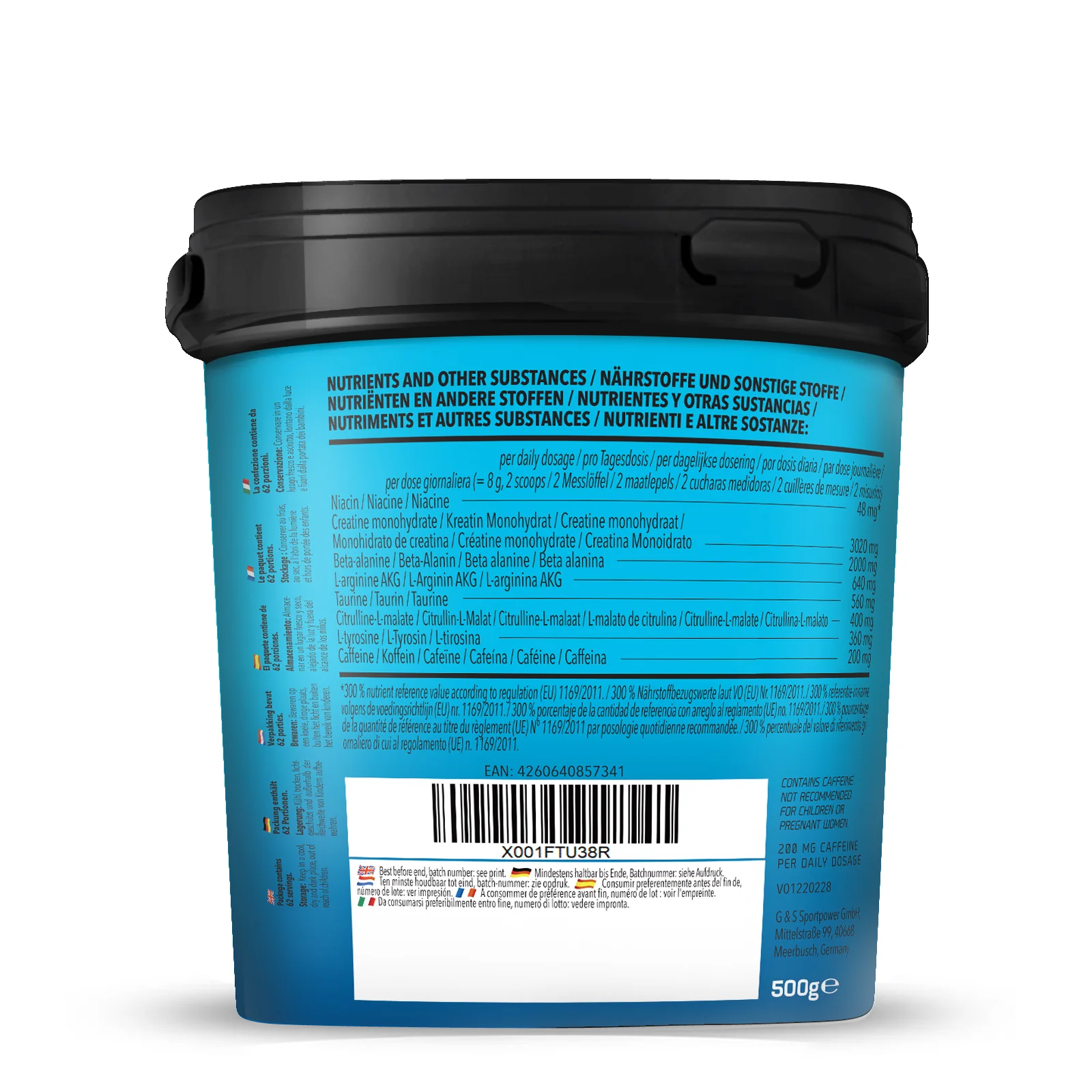 Concentrated Pre Workout (500g) - Image 6
