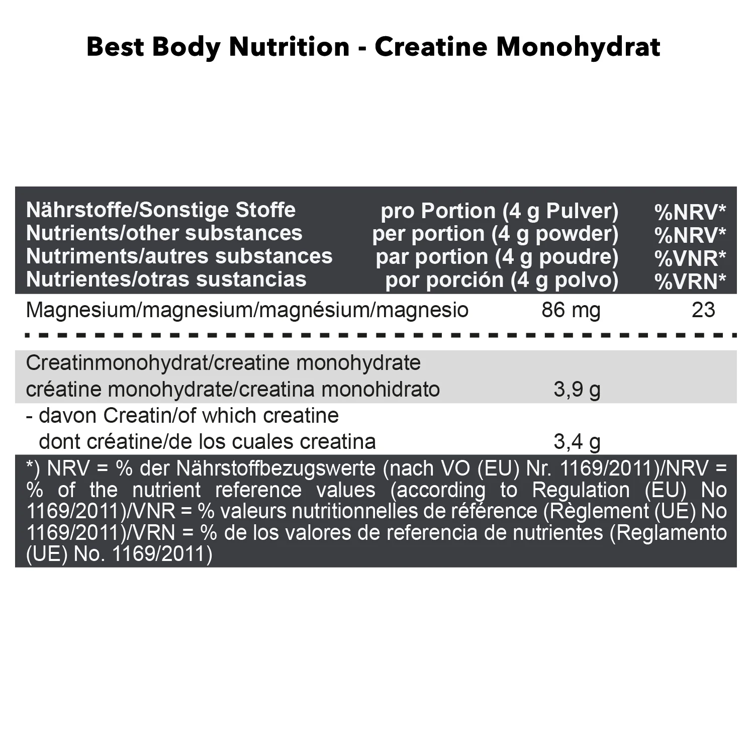 Creatin Monohydrate (500g) - Image 3