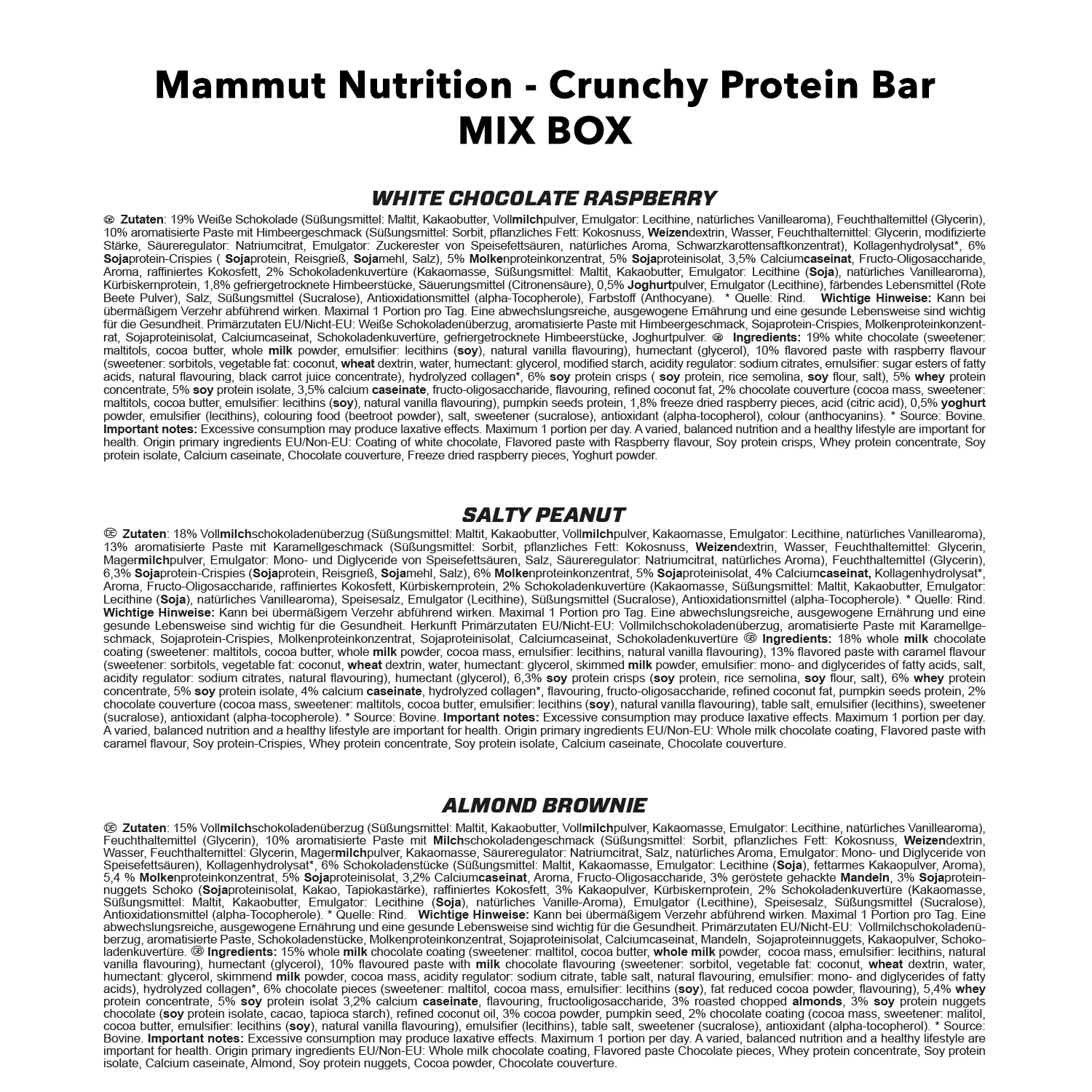 Crunchy Protein Bar - 12x45g - Mix Box - Image 4