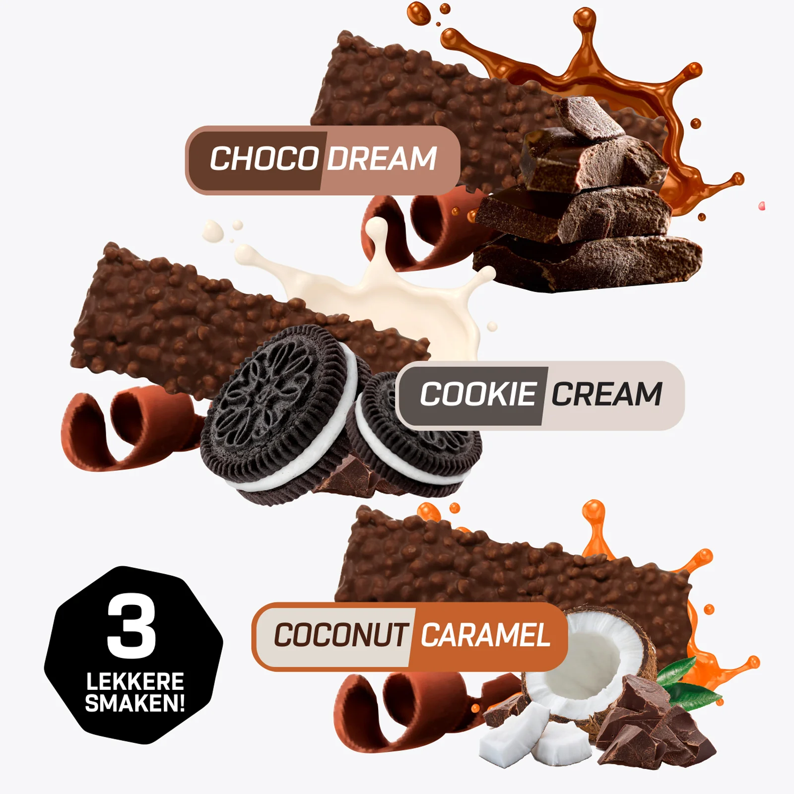 Crunchy Protein Bar Deluxe (12x65g) - Image 15