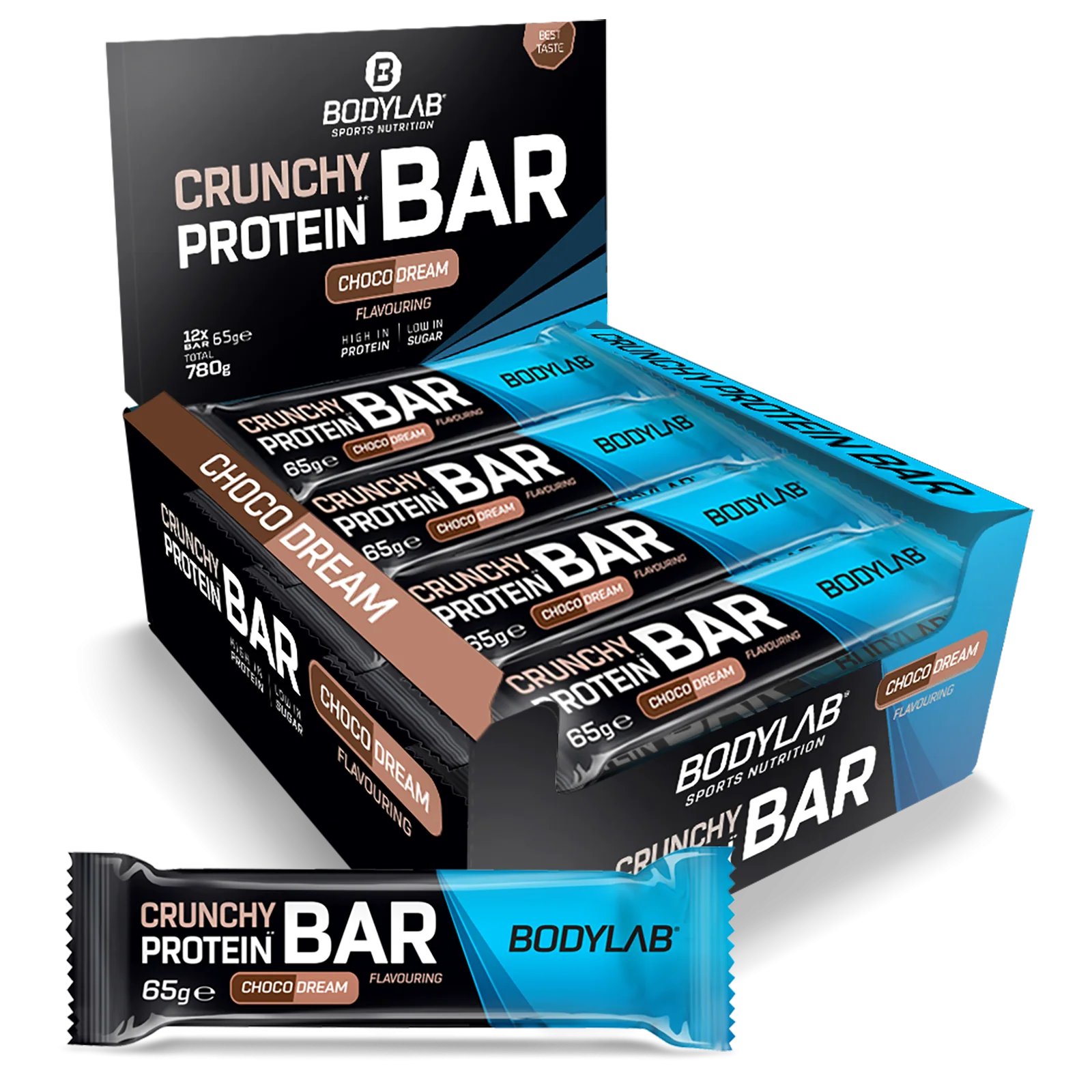 Crunchy Protein Bar Deluxe (12x65g) - Image 3