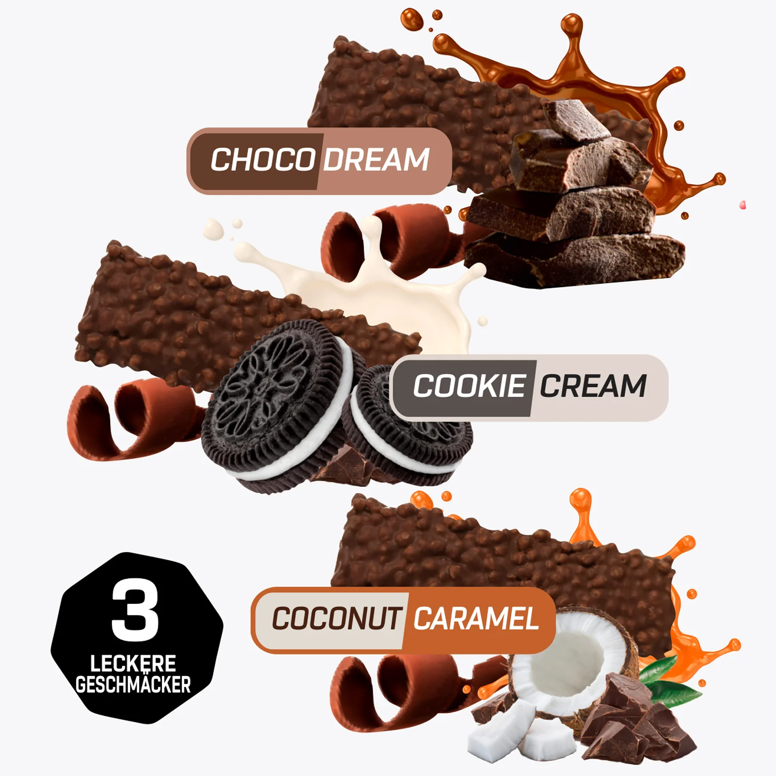 Crunchy Protein Bar Deluxe (12x65g) - Image 8