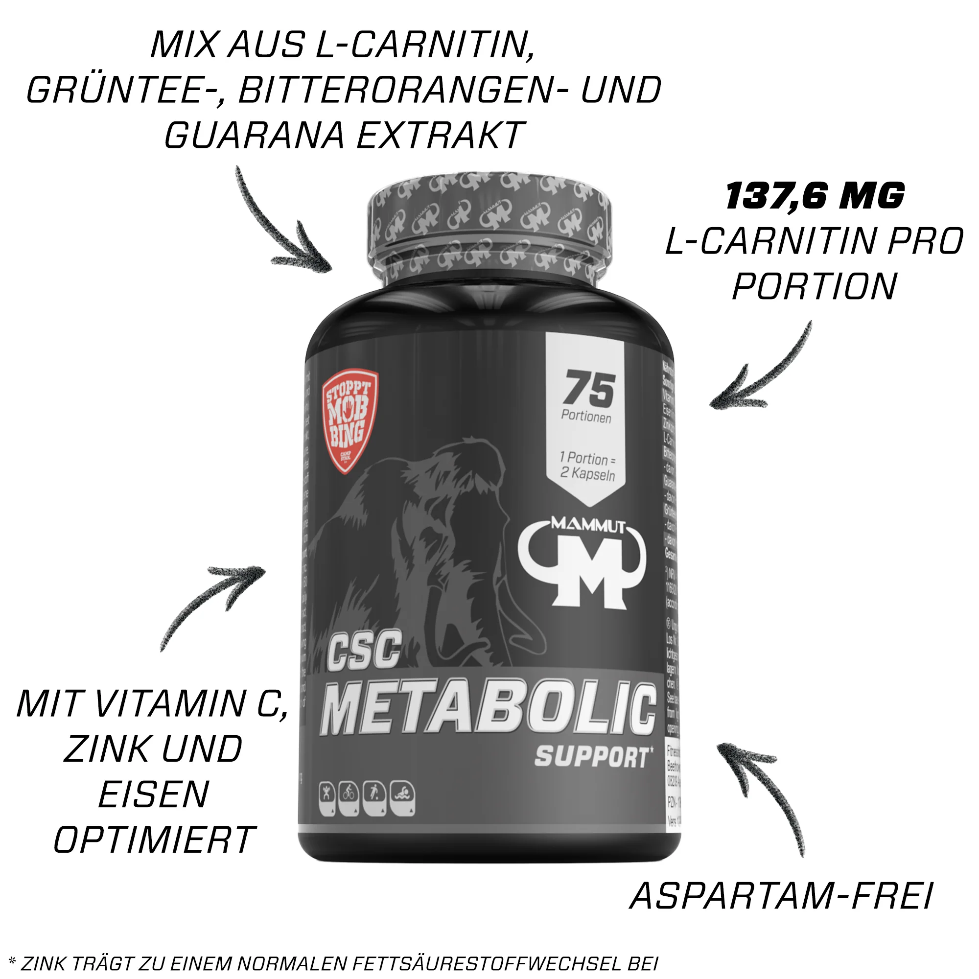 CSC Fett Active (150 capsules) - Image 2