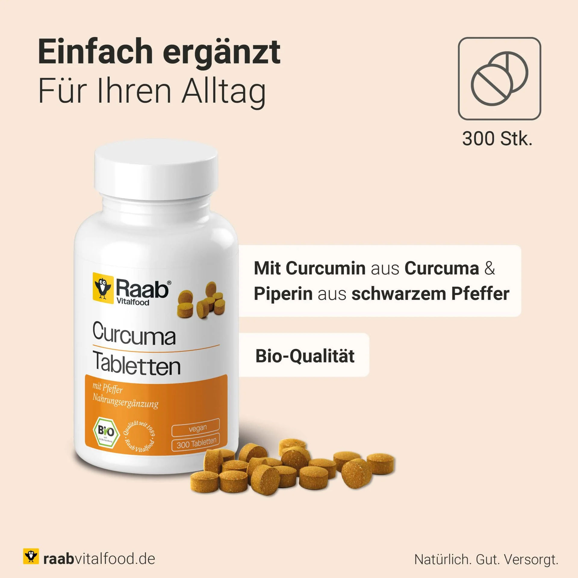 Bio Curcuma (300 tabletten) - Image 3