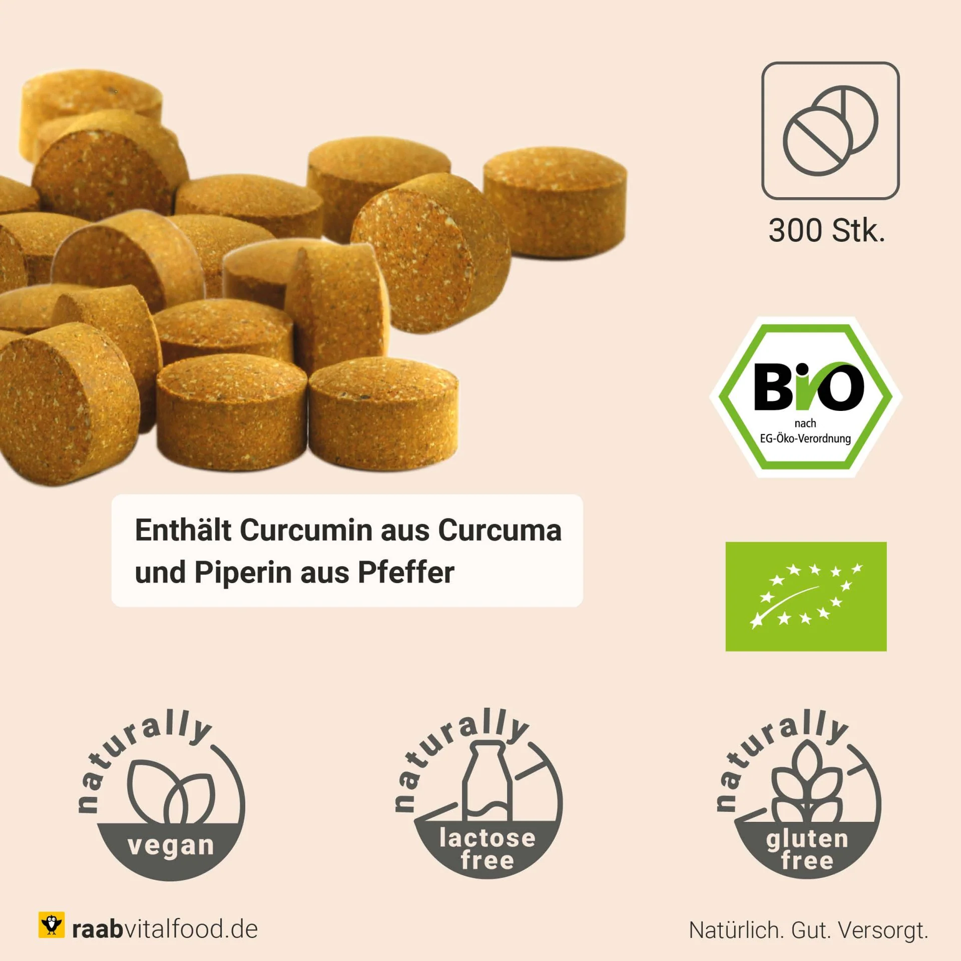 Bio Curcuma (300 tabletten) - Image 4