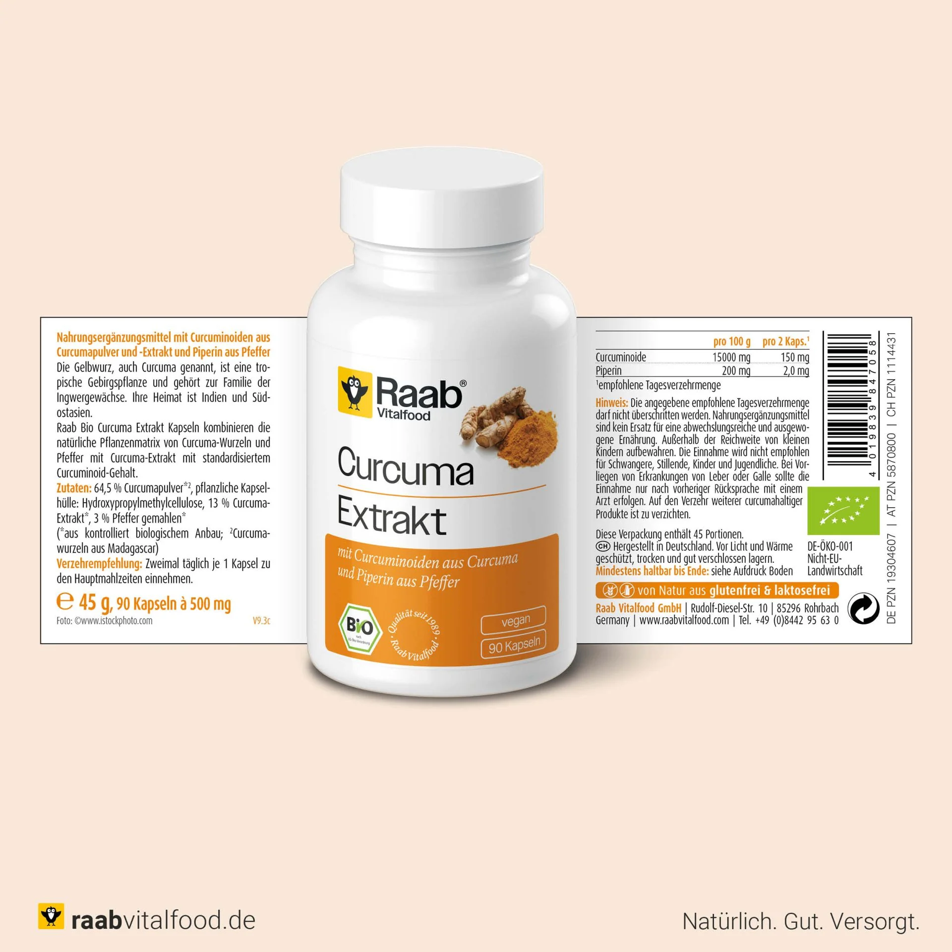Curcuma Forte Organic (90 capsules) - Image 2