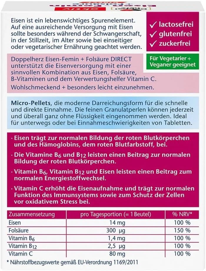 Eisen Femin direct (20 Portionsbeutel) - Image 2