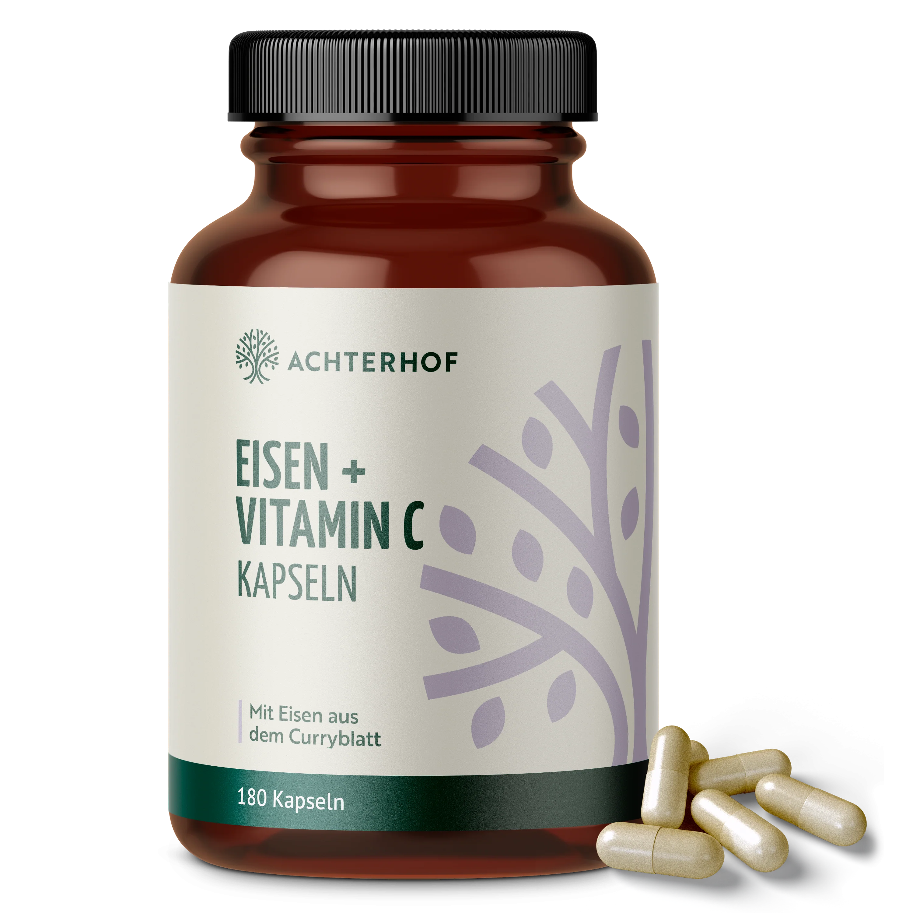 Eisen + Vitamin C Kapseln (180 Kapseln)
