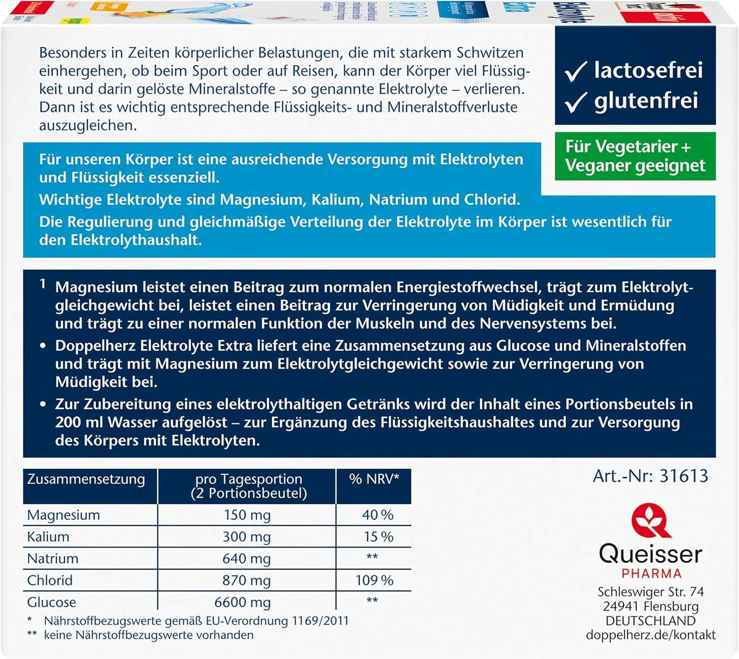 Elektrolyte Extra Direct (20 Portionsbeutel) - Image 2