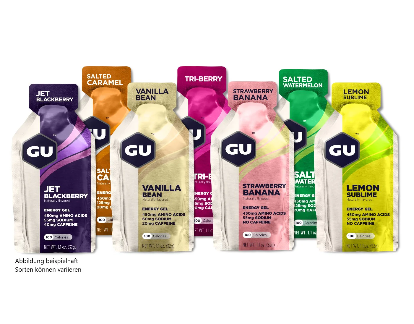 Energy Gel 7er Testpakket (7x32g)
