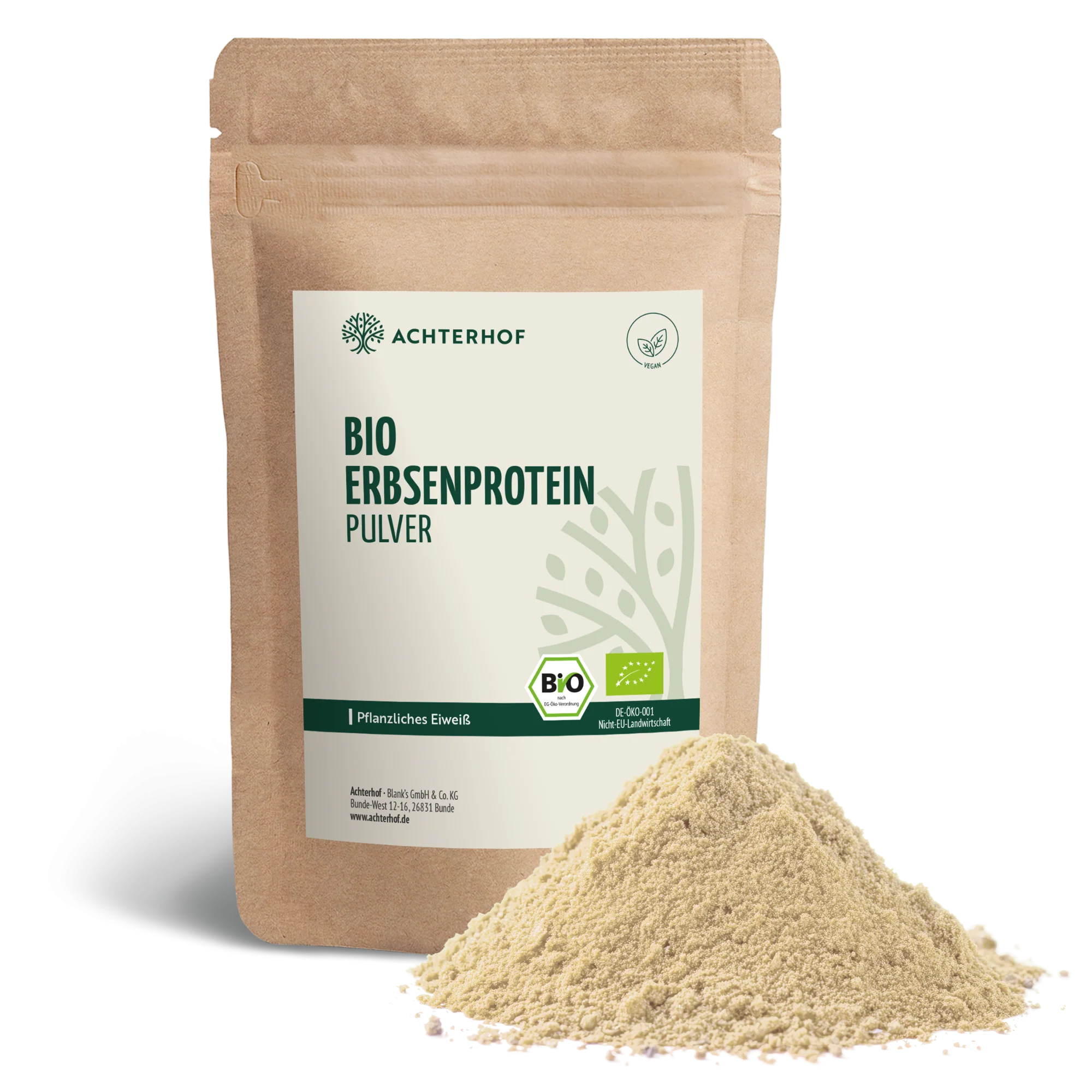 Bio Erbsenprotein Pulver (1000g) - Image 2