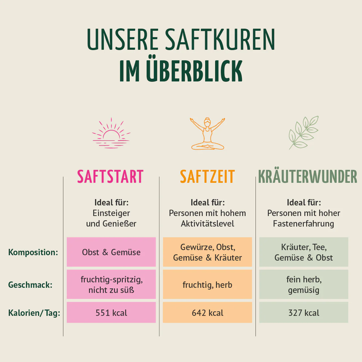 Kräuterwunder Bio Fastenkur 1-7 Tage (6 Flaschen pro Tag) - Image 2