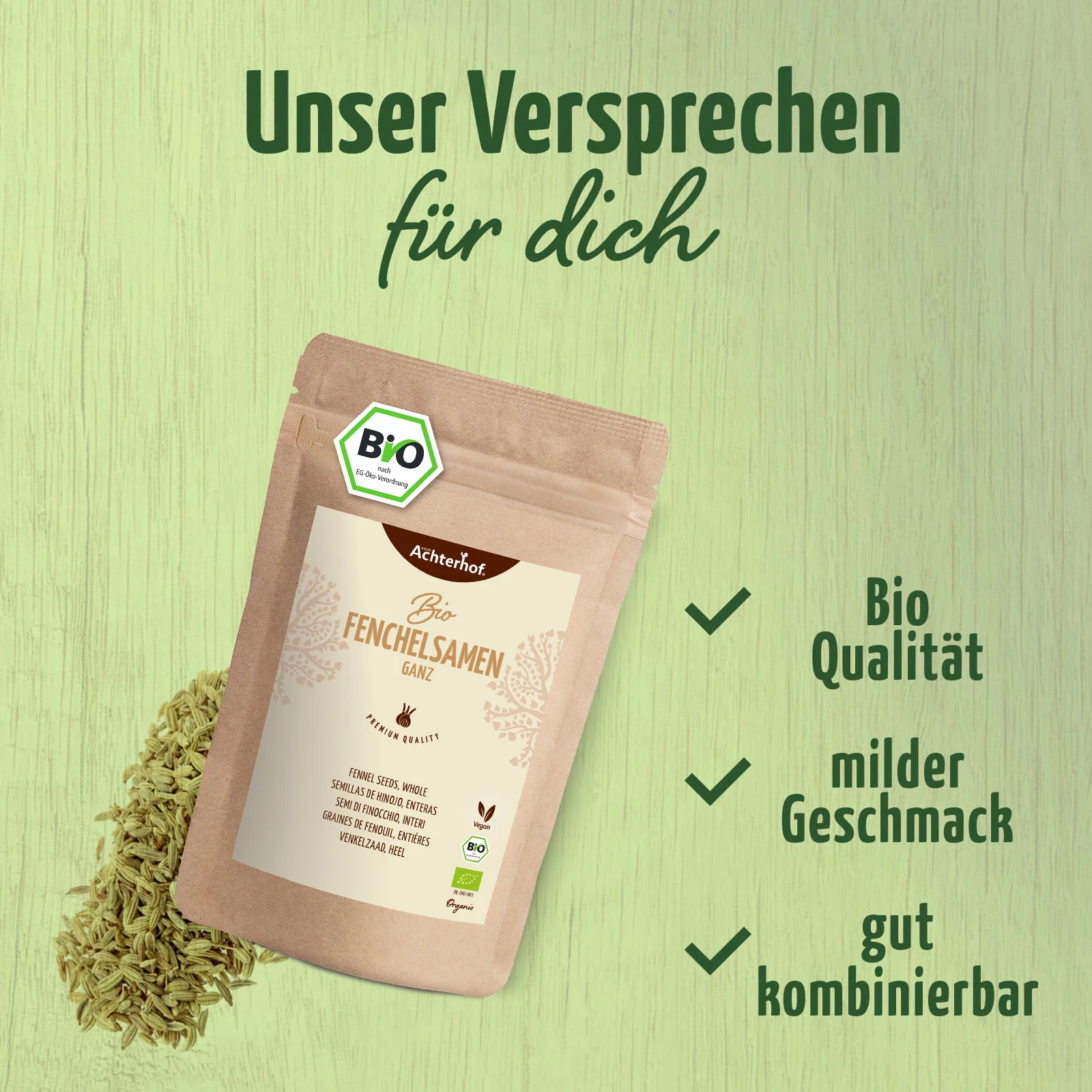 Fenchelsamen ganz Bio (500g) - Image 4