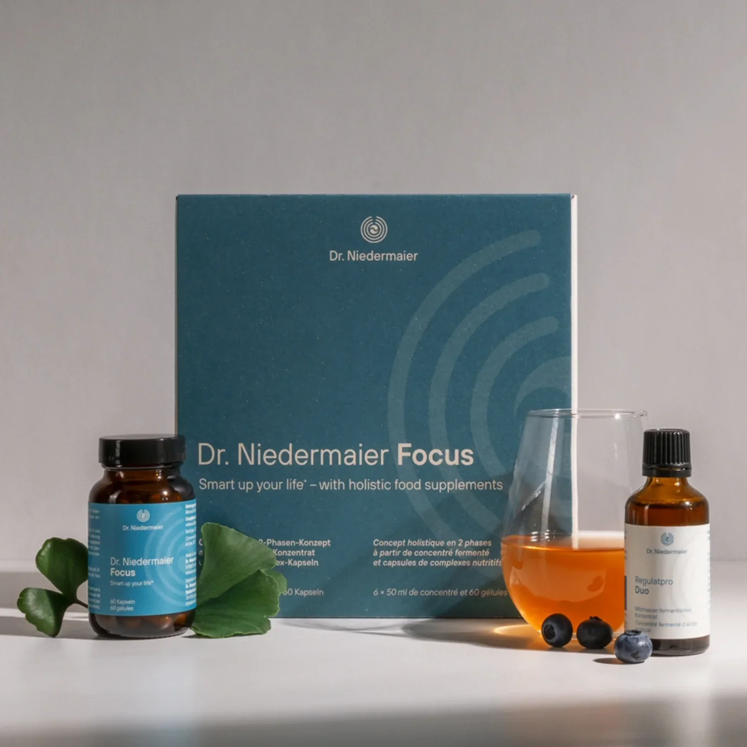 Focus Monatsbox (6x50ml Konzentrat + 60 Kapseln) - Image 2