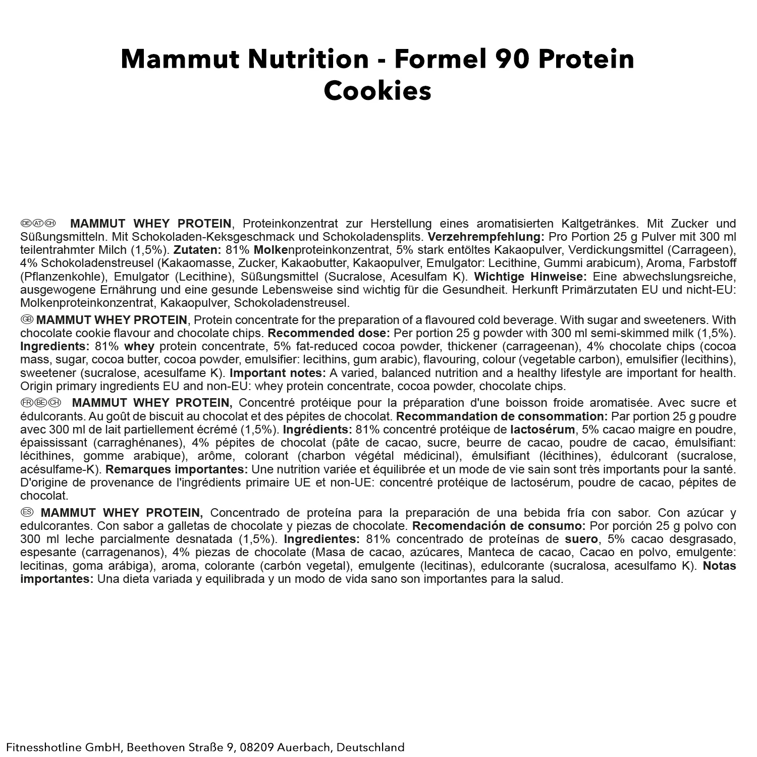 Formel 90 Protein (3000g) - Image 10