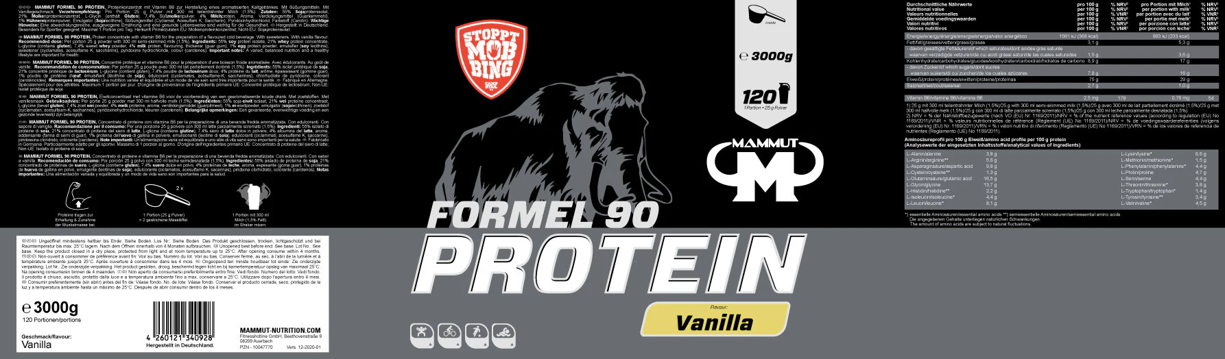 Formel 90 Protein (3000g) - Image 2
