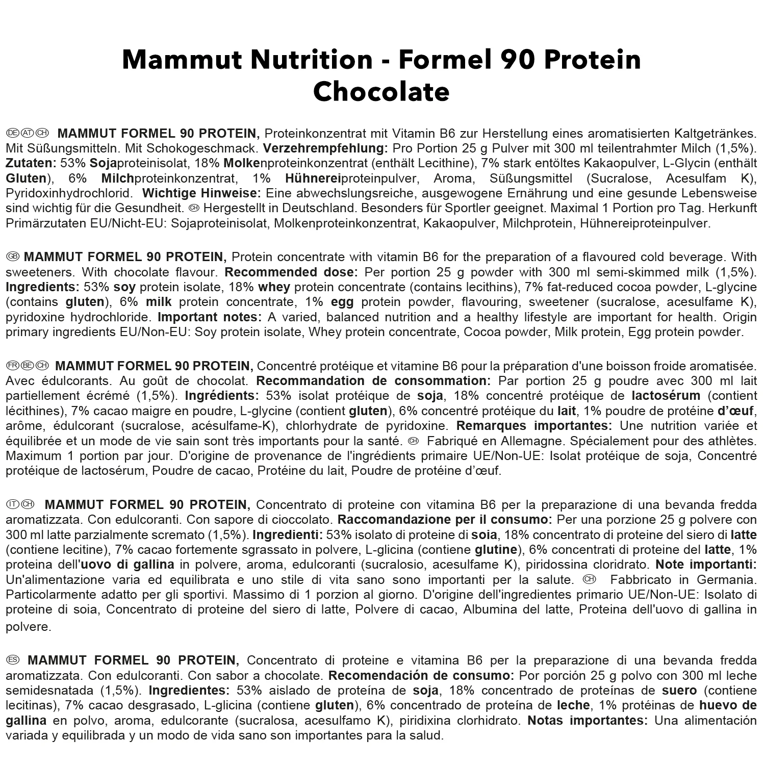 Formel 90 Protein (3000g) - Image 4