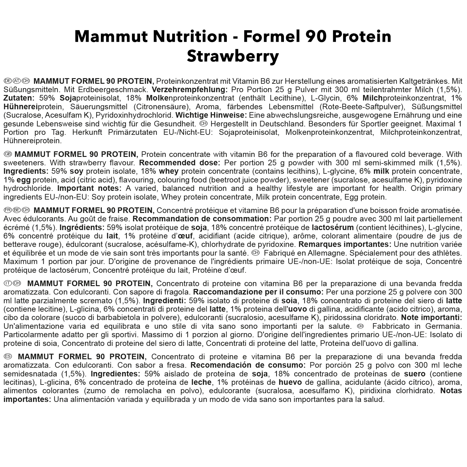 Formel 90 Protein (3000g) - Image 7