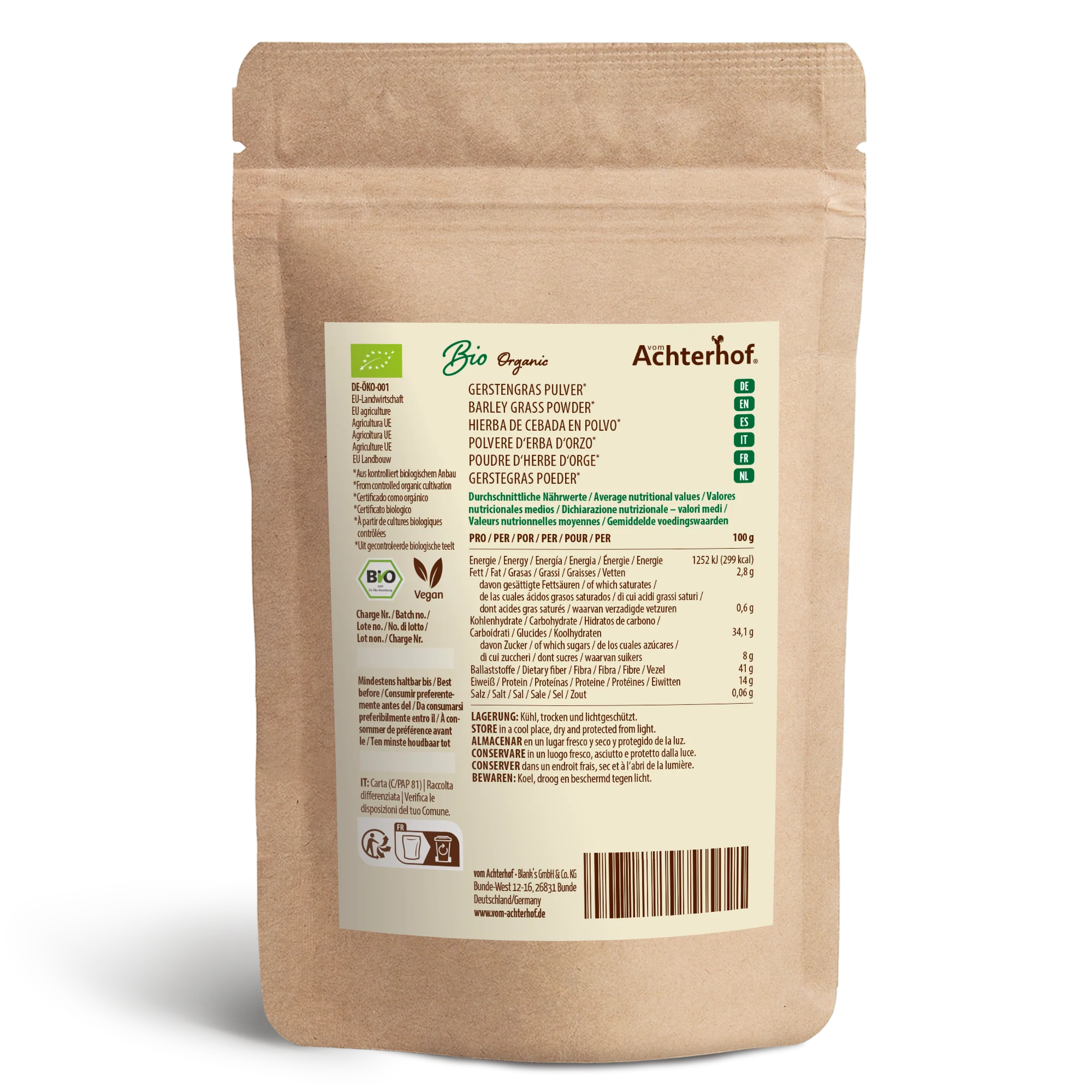 Bio Gerstengras Pulver (500g) - Image 11