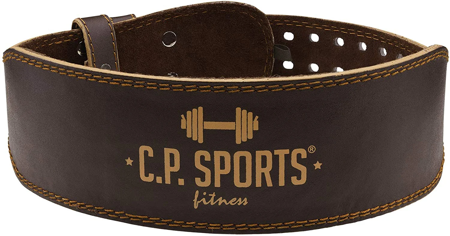 Weightlifting belt leather Brown - Image 2