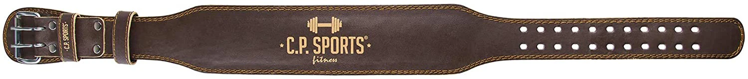 Weightlifting belt leather Brown - Image 4