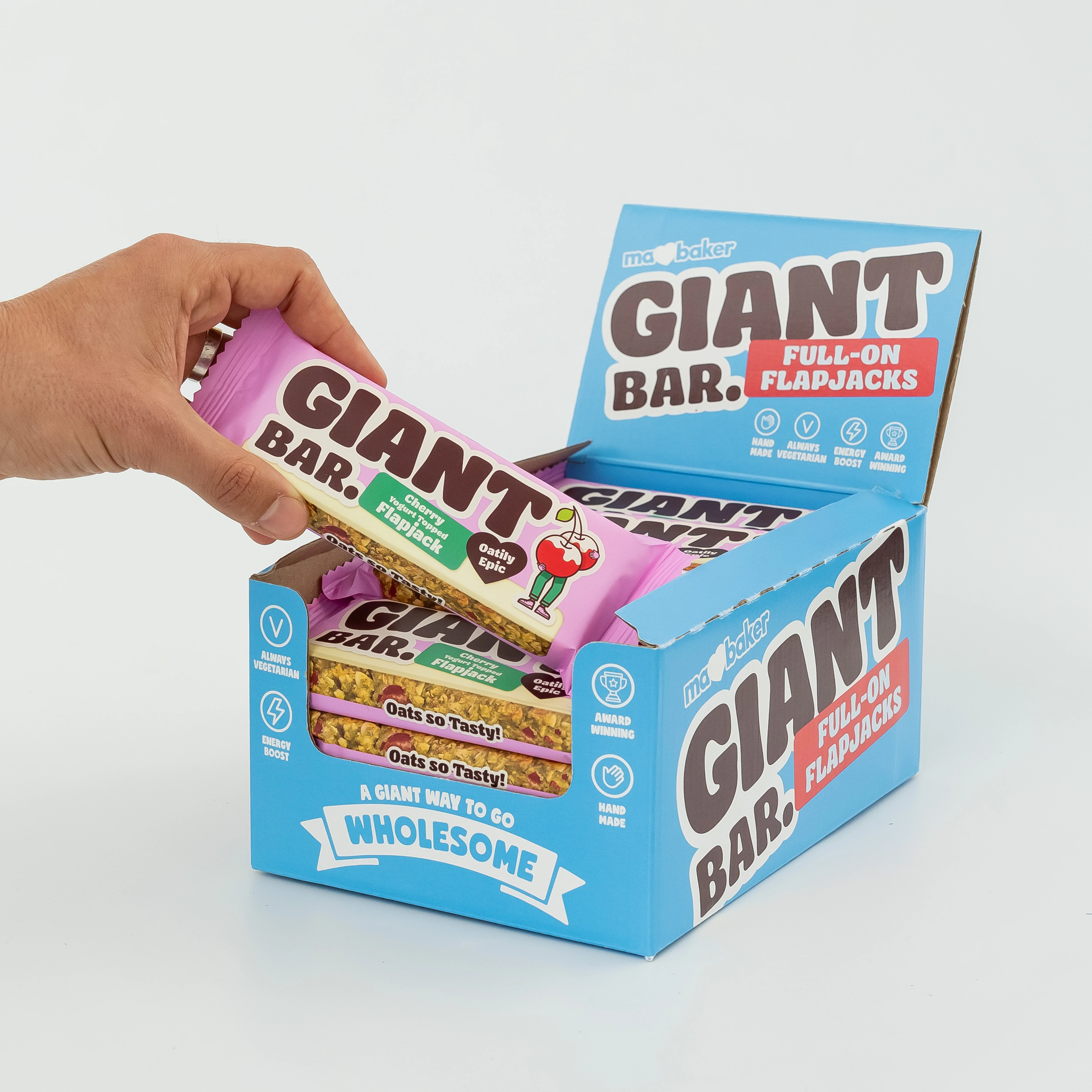 Giant Flapjack Yoghurt Bar (20x100g) - Image 2
