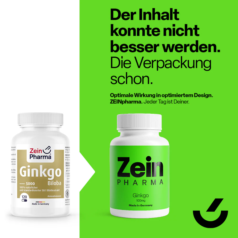 Ginkgo Biloba 100mg (120 capsules) - Image 3