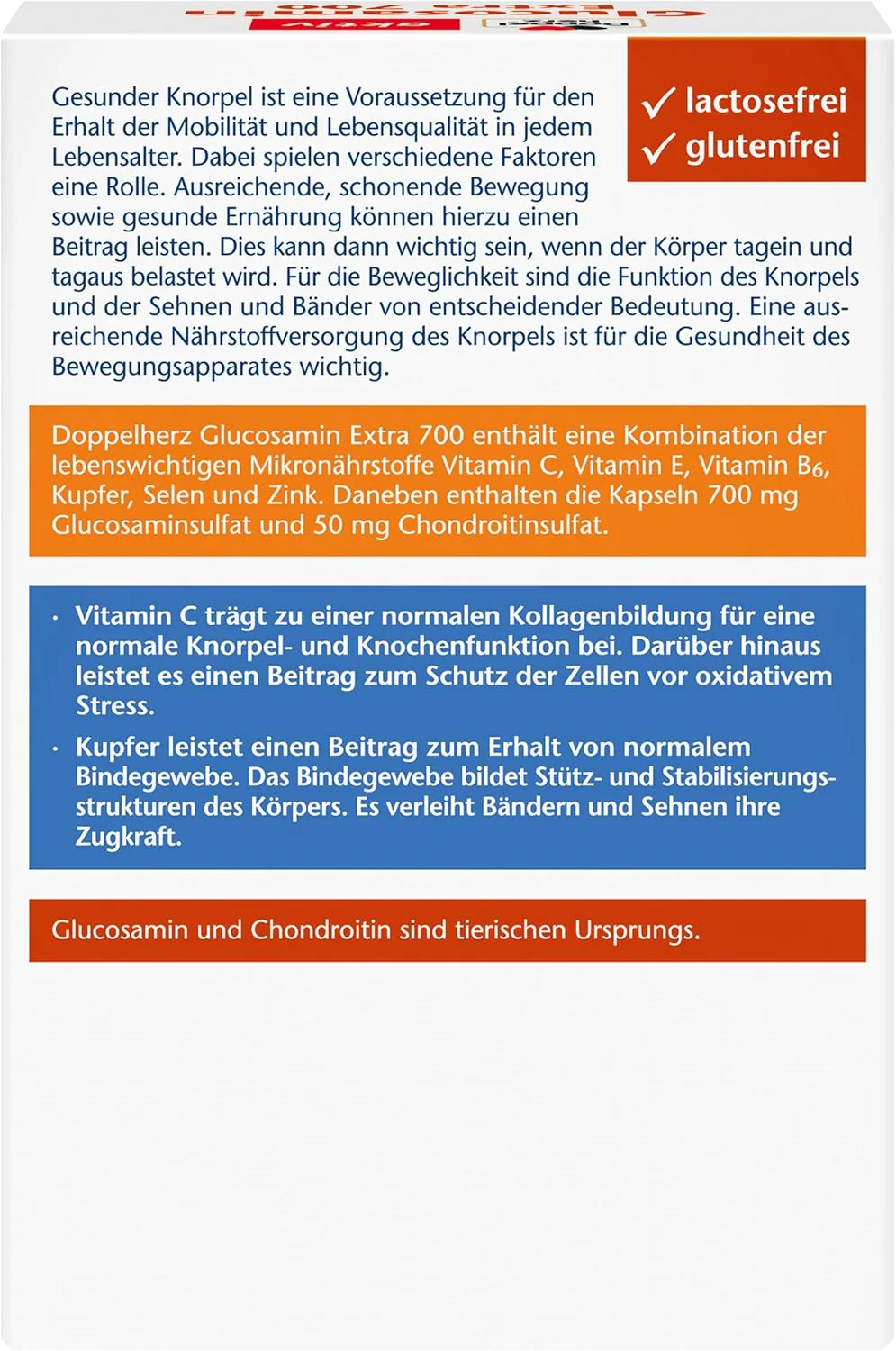 Glucosamin extra 700 (30 Kapseln) - Image 2
