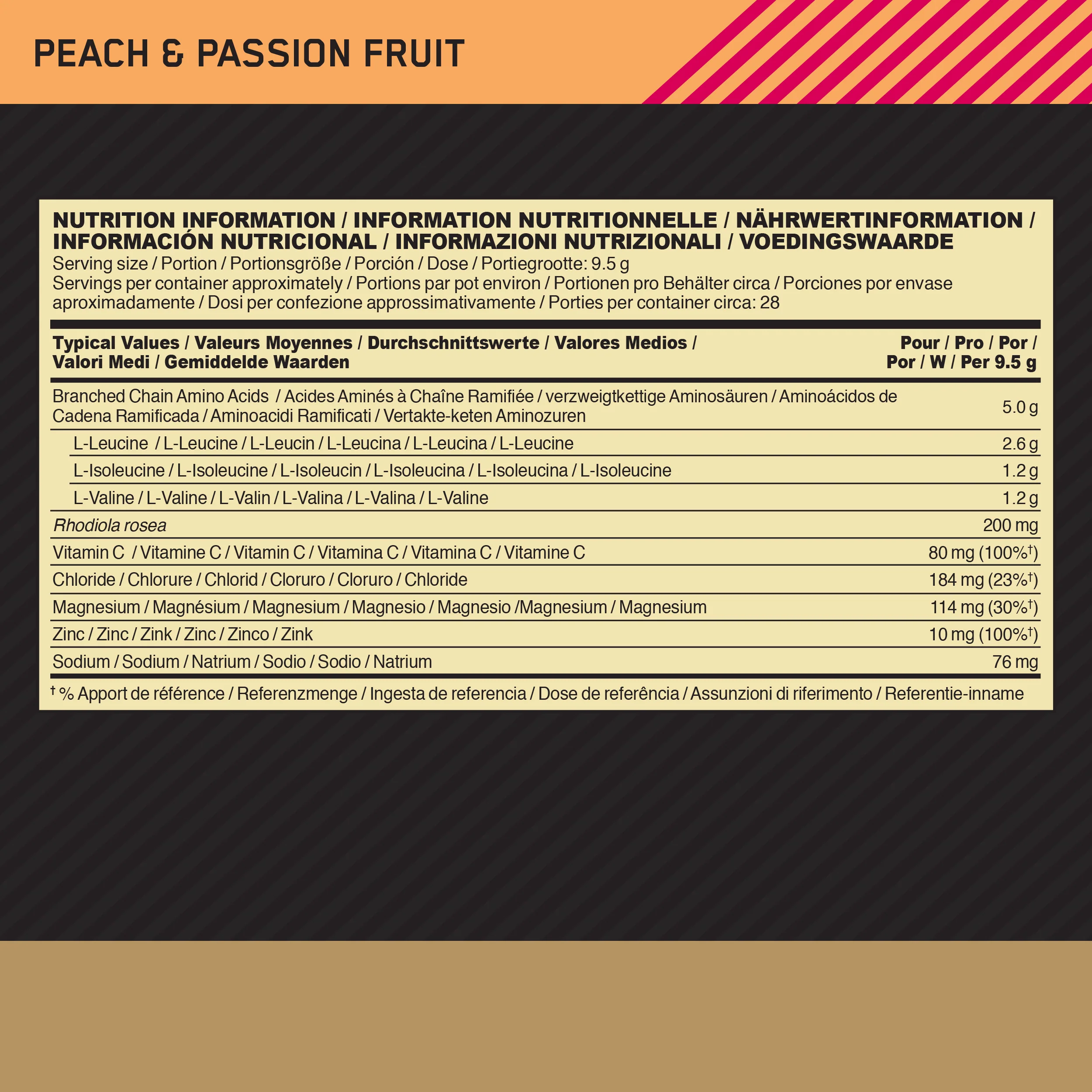 Gold Standard BCAA Train&Sustain (266g) - Image 16