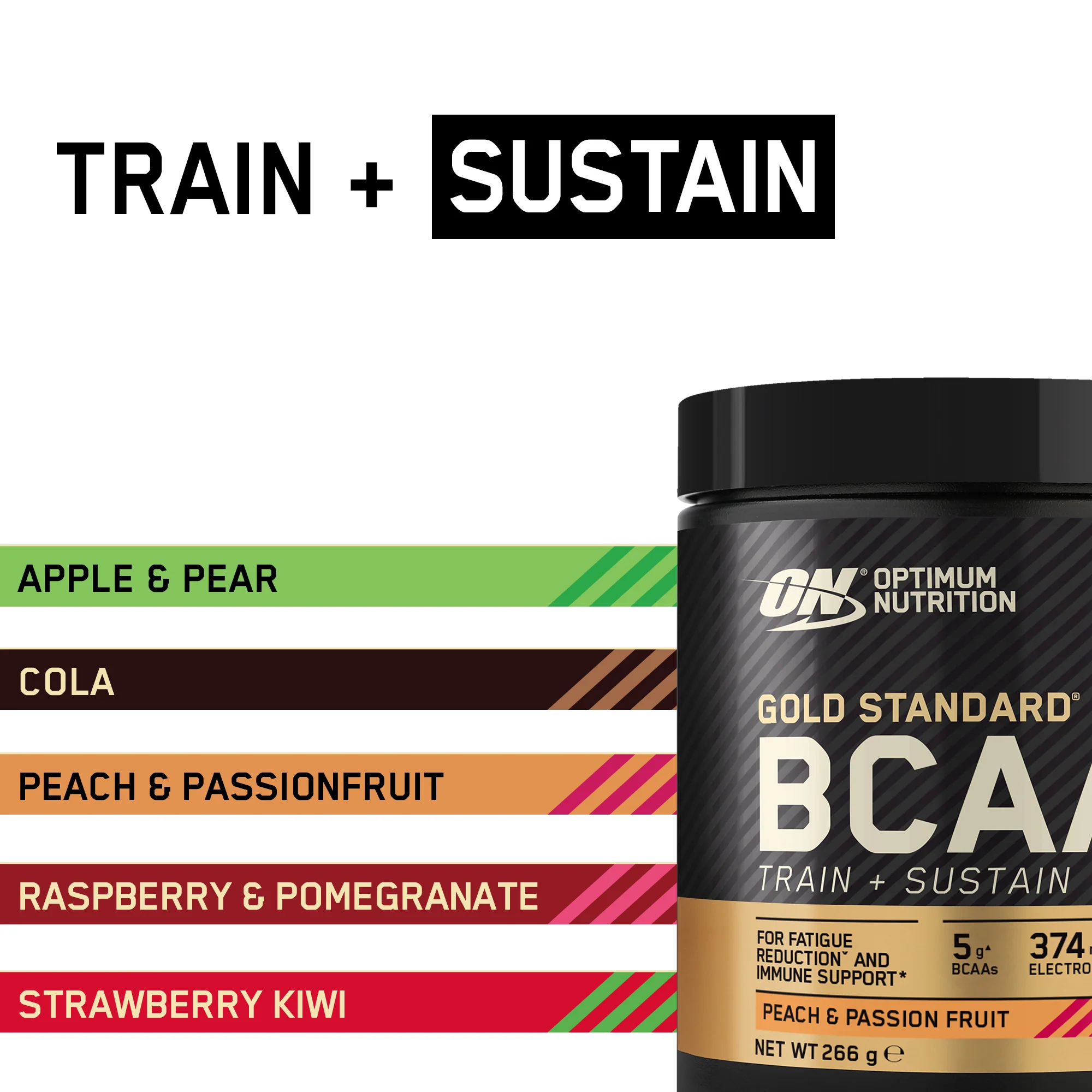 Gold Standard BCAA Train&Sustain (266g) - Image 21