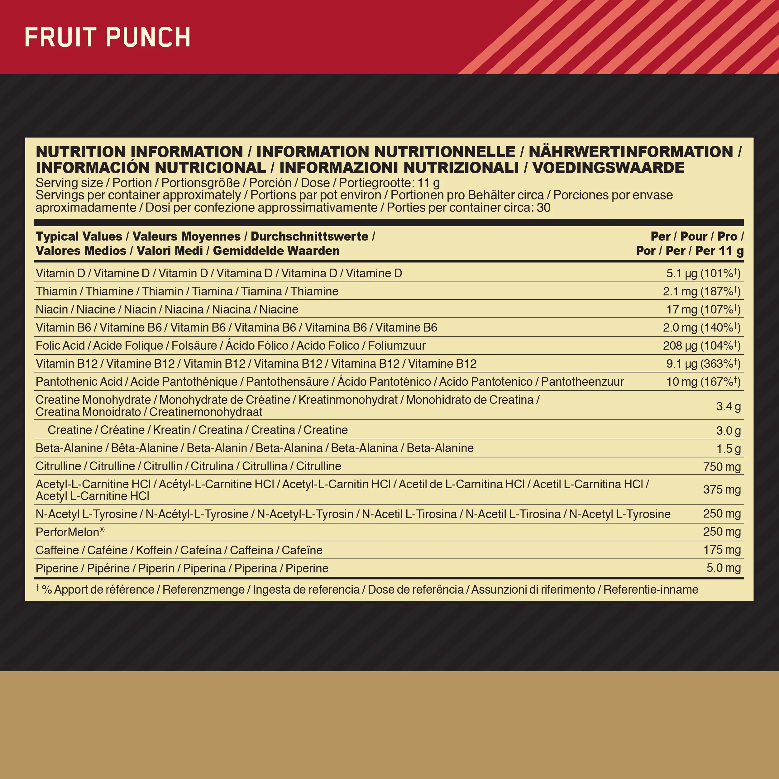 Gold Standard Pre-Work Out (330g) - Image 2