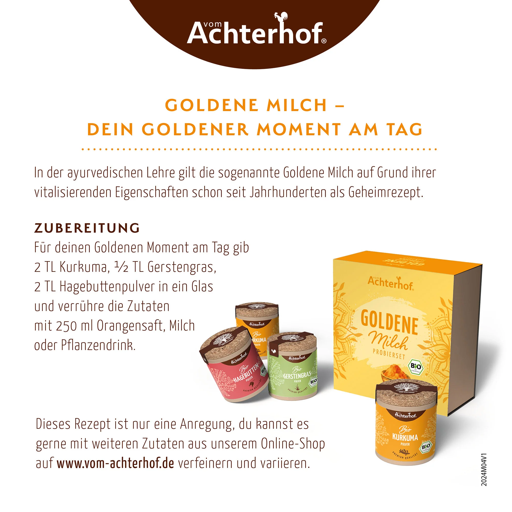 Goldene Milch Probierset Bio - Image 4