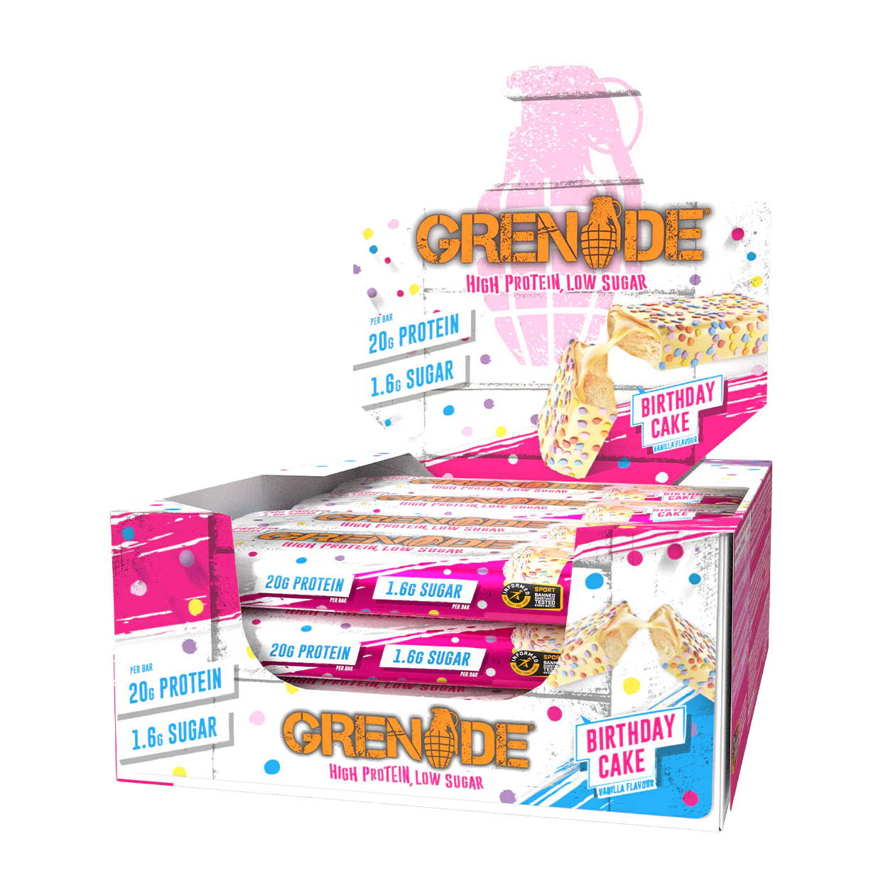 Grenade Protein Bar (12x60g) - Image 7
