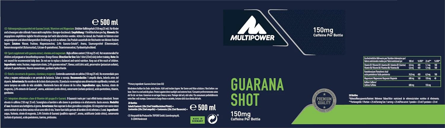 Guarana Shot (20x25ml) - Image 2